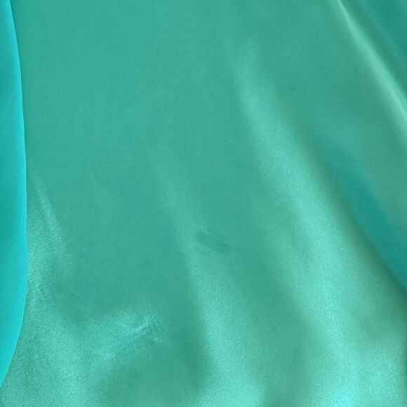 Rianna Couture Ladies Beaded Chiffon Strapless Dress Size 2 Emerald Green - Picture 12 of 16